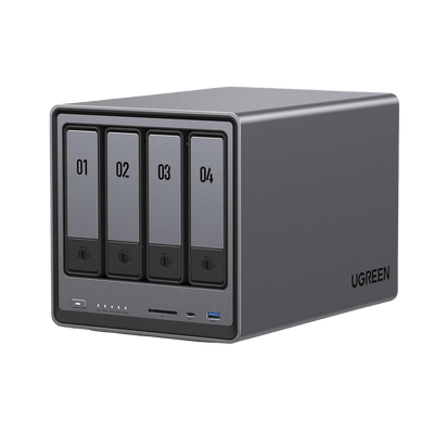 NASync DXP4800 | SO UGOS Pro |  Intel N100 12th Gen Intel® Quad Core™ | 4-Bahias (SATA) hasta 96TB | 2* M.2 SSD hasta 16TB| 8GB DDR5 (Exp. a 16GB) | 2.5Gb Dual Ethernet | HDMI 4K | 2* USB2.0 | 1*USB 3.2Gen | 1* USB 3.2Gen2 | 1*USB-C 3.2Gen2 | SD