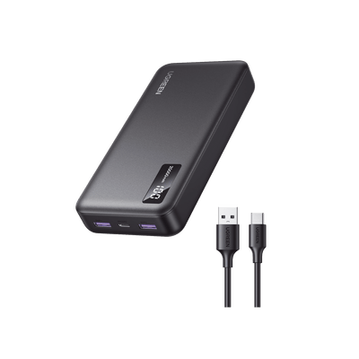 Power Bank 20000mAh | 22.5W | 1 USB-C | 2 USB-A | PD3.0 | QC4.0/3.0/2.0 | FPC | AFC | SPC | PPS | Carga 3 veces más Rápido | Protección Integrada| Material Ignifugo | UL94 V-0 | Pantalla Inteligente | Aprobado por Aerolíneas. - Image 2