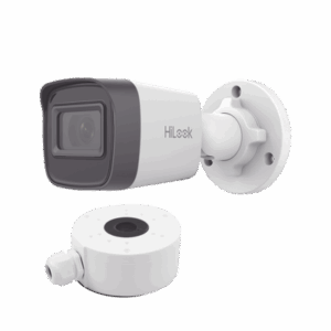 HiLook Series / Bala IP 4 Megapixel / 30 mts IR / Exterior IP67 / PoE / dWDR / Lente 2.8 mm + Caja de conexión DS-1280ZJ-XS