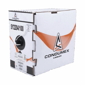 Bobina de 305 Metros / Cable de Cobre / 4 x 22 AWG / Tipo Alarmas UL / Para Interior / Color Blanco / Para Aplicaciones de Alarmas de Intrusión / interfonos / TV Porteros / y Multi-Propósito/  Hecho en México