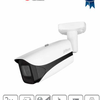 DAHUA IPC-HFW5241E-ZE - Camara IP Bullet 2 MP/ WizMind S/ IA Face Detection/ IR 60 mts/ Motorizado 2.7 mm–13.5 mm/ Aprendizaje Profundo/ E&S Alarma y Audio/ SMD3.0/ IP67/ IK10