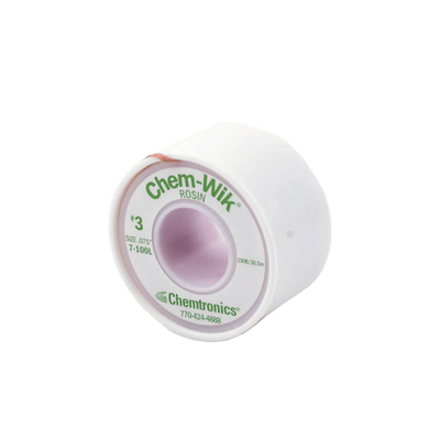 Rollo de Desoldar Chemtronics, 100 ft, 30 mts, 0.075 inches. - Image 2