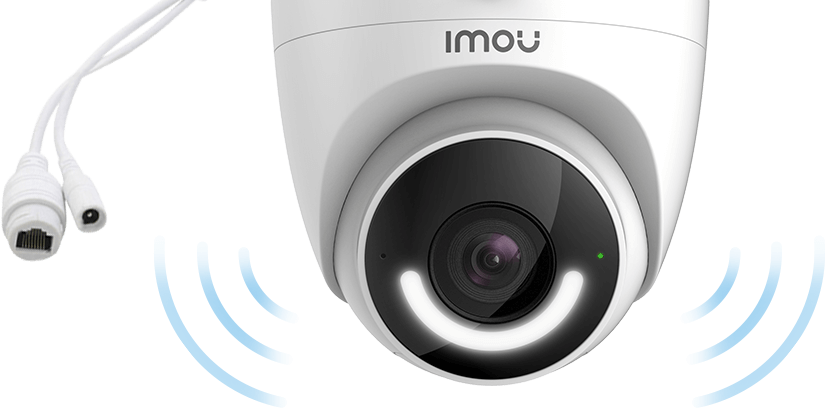 IMOU Turret (IPC-T26EN-0280B-imou) - Cámara IP Domo WiFi de 2MP con disuasión activa, sirena integrada, LED de alta potencia, micrófono, audio bidireccional, detección de humanos, IR 30m, IP67 y ranura MicroSD. - Image 2