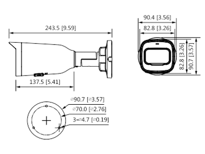 DAHUA IPC-HFW1230T1N-ZS - Camara IP Bullet de 2 Megapixeles/ Lente Motorizado de 2.8 a 12mm/ H.265+/ IR de 50 Mts/ IP67/ PoE/ Ranura para MicroSD/ DWDR/ 3D DR/ HLC/ BLC/ - Image 12
