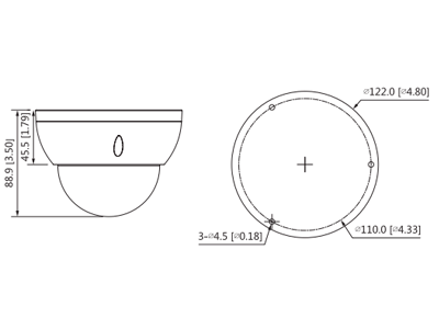 DAHUA IPC-HDBW3441RN-ZAS-27135 - Cámara IP Domo Resolución de 4 MP/ Lente Mot. 2.7 a 13.5mm/ ∢ 104°-27°/ IR 40 mts/ IA WizSense/ Detección de Movimiento Inteligente/ Protección Perimetral/ PoE/ WDR/ H.265+/ IP67/ IK10/ E&S Alarma/ E&S Audio - Image 9