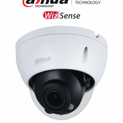 DAHUA IPC-HDBW3441RN-ZAS-27135 - Cámara IP Domo Resolución de 4 MP/ Lente Mot. 2.7 a 13.5mm/ ∢ 104°-27°/ IR 40 mts/ IA WizSense/ Detección de Movimiento Inteligente/ Protección Perimetral/ PoE/ WDR/ H.265+/ IP67/ IK10/ E&S Alarma/ E&S Audio