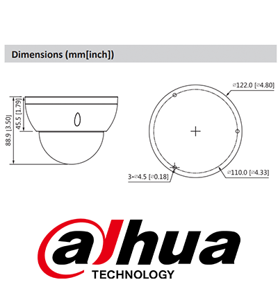 DAHUA IPC-HDBW3441RN-ZAS-27135 - Cámara IP Domo Resolución de 4 MP/ Lente Mot. 2.7 a 13.5mm/ ∢ 104°-27°/ IR 40 mts/ IA WizSense/ Detección de Movimiento Inteligente/ Protección Perimetral/ PoE/ WDR/ H.265+/ IP67/ IK10/ E&S Alarma/ E&S Audio - Image 2