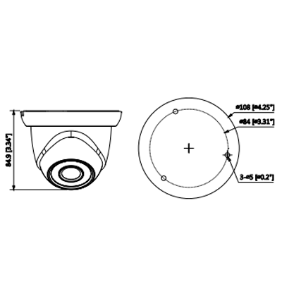 DAHUA IPC-HDW1431S - Camara IP Domo de 4 Megapixeles/ Lente de 2.8 mm/ 93 Grados de Apertura/  H.265+/ WDR Real de 120 dB/ IR de 30 Metros/ IP67/ PoE/ - Image 2