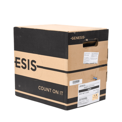 Bobina de 305 Metros Cable Par Trenzado Nivel 5 (CAT 5e) / CMR / Color Azul / 4 Pares de Conductores Sólidos de Cobre AWG 24 / Para Aplicaciones de CCTV, Redes de datos, IP Megapixel, Control RS485 - Image 2