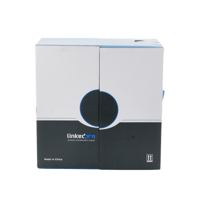 Bobina de Cable de 305 m (1000 ft) Cat6 aleación de Cobre y Aluminio ( CCA ), color Azul Versión Económica. Uso en interior. - Image 7