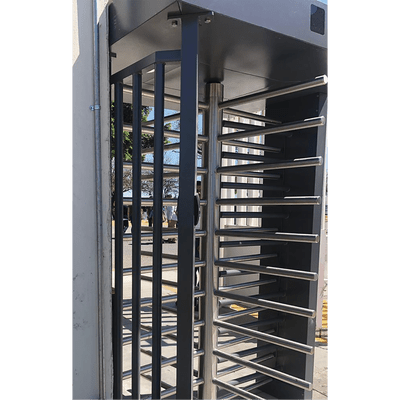 Torniquete Sencillo / Cuerpo Completo / Interior/Exterior / 100% Acero con Pintura Gris / EJE CENTRAL de Acero Inoxidable /Acabado de Lujo / Alto Tráfico - Image 6