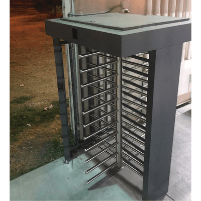 Torniquete Sencillo / Cuerpo Completo / Interior/Exterior / 100% Acero con Pintura Gris / EJE CENTRAL de Acero Inoxidable /Acabado de Lujo / Alto Tráfico - Image 5