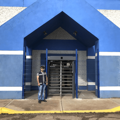 Torniquete Sencillo / Cuerpo Completo / Interior/Exterior / 100% Acero con Pintura Gris / EJE CENTRAL de Acero Inoxidable /Acabado de Lujo / Alto Tráfico - Image 8