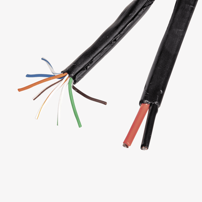 Bobina de Cable Siamés Cat5E CCA + 2 Cables Gruesos (16 AWG) para Alimentar Cámaras Más Lejos / 305m / Instalación en Exterior / Uso Industrial para Climas Extremos - Image 4