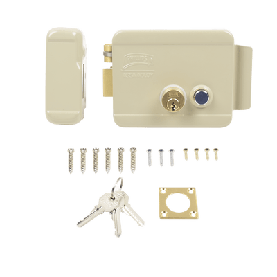 Cerradura Eléctrica / Incluye Llave /Con Botón integrado / Izquierda / Exterior - Image 3