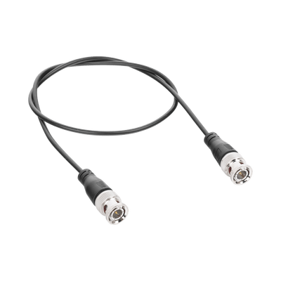 Cable Coaxial Armado con Conector BNC (Video) / Longitud de 0.6 mts / Optimizado para Cámaras 4K / Uso en Interior