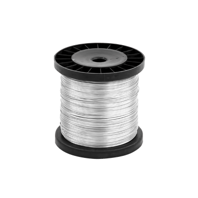 Bobina de 500 Metros / Alambre de Aluminio Reforzado / 16 AWG / Para Intemperie / Ideal para Cercas Electrificadas.