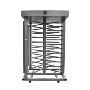Torniquete Sencillo / Cuerpo Completo / Interior/Exterior / 100% Acero con Pintura Gris / EJE CENTRAL con Pintura Gris / Acabado de Lujo / Alto Tráfico