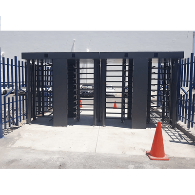 Torniquete Doble / Cuerpo Completo / Interior/Exterior / 100% Acero con Pintura Gris / EJE CENTRAL con Pintura Gris / Acabado de Lujo / Alto Tráfico - Image 8