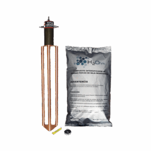 Electrodo para corriente máxima de 45 Amp. con Filtro y Compuesto H2Ohm.