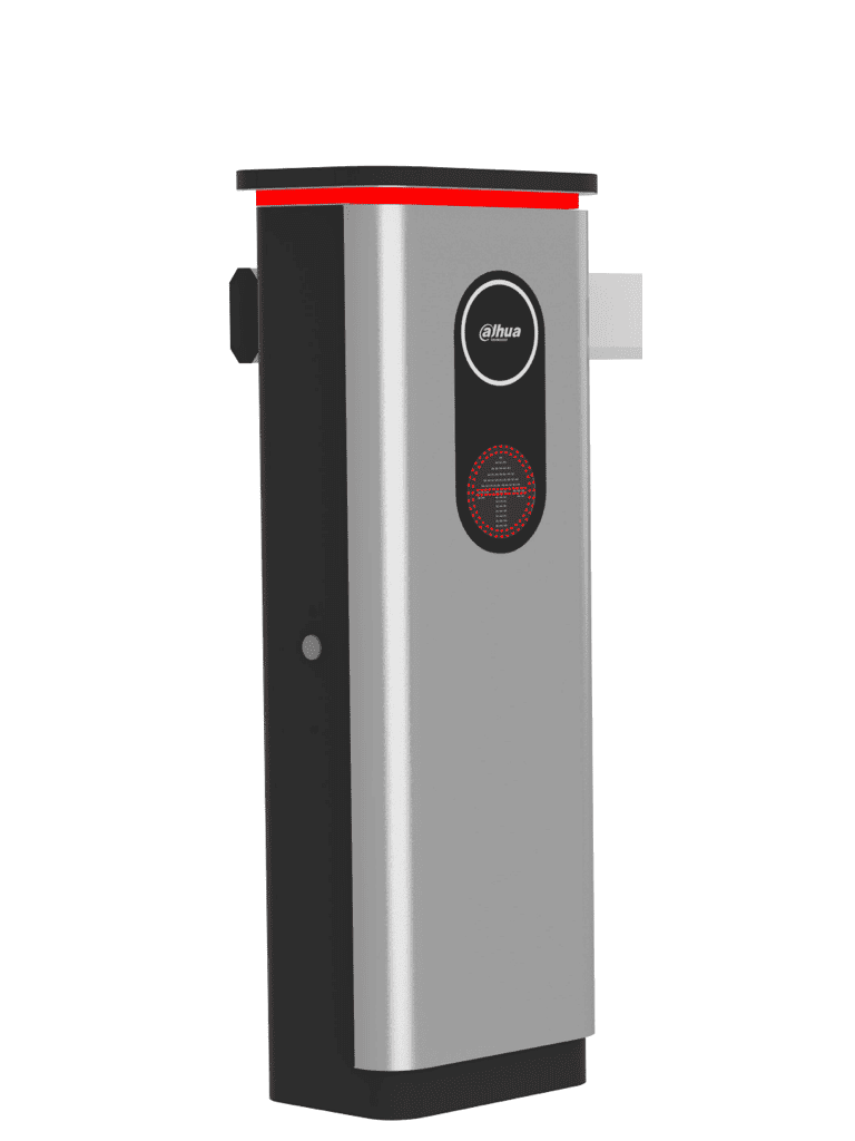 DAHUA DHI-IPMECD-2067 - Barrera Vehicular con LED/ Compatible con Brazo Cilíndrico de 4 Metros / 6 millones de ciclos / Control remoto hasta 50m / Sin resorte / 2000 RPM / Motor CC sin escobillas / NO INCLUYE BRAZO/