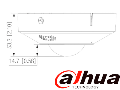 DAHUA DH-IPC-EBW5641P-AS-Cámara IP Fisheye/ 6MP/WizMind/ WDR/Heatmap/conteo de personas/protección perimetral/ LED IR integrado 15m/ deep learning/ E&S Alarma y Audio/ Ranura para tarjeta Micro SD de hasta 1 TB/ Audio bidireccional/ PoE/IK10 - Image 4