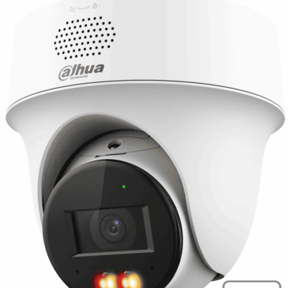 DAHUA IPC-PT1439H-PV-0280B - Cámara PT IP domo de 4 Megapixeles / Lente de 2.8 mm/ 30 Metros de Iluminación Dual Inteligente/ Audio dos vías/ Detección de humanos y vehículos/ Protección Perimetral/ Disuasión activa/ PoE/ IP66/