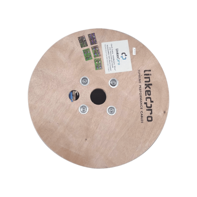 Bobina de 1000 Metros Cable Cat6+ CALIBRE 23 ALTO DESEMPEÑO, ETL,UL, color azul, super flexible, de 1000 metros, para aplicaciones de CCTV, video HD, y redes de datos. - Image 4