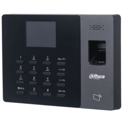 DAHUA DHI-ASA2212GL-D Control de asistencia Stand Alone con tarjeta, contraseña y huellas / Batería incluída 3 horas / 3,000 tarjetas ID /  3,000 usuarios / 3,000 huellas / 100,000 Registros / conexión TCP/IP / Registro  P2P y DHCP