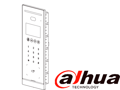 DAHUA DHI-VTO6531H-S2 - Frente de calle departamental IP con reconocimiento facial / Pantalla LCD de 4.3" / Cámara de 2MP HD / 40,000 usuarios / 20,000 rostros / 20,000 tarjetas IC / Salida de 12V 500mA - Image 4