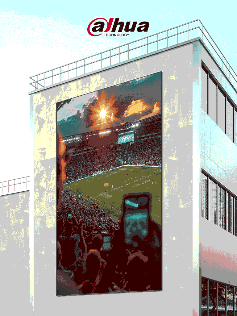 Pantalla LED Exterior 3×2 m (Kit Gabinetes Pitch 3.91)/Ideal para: anuncios publicitarios, espectaculares digitales y eventos/ Incluye: controlador con entrada HDMI, refacciones, tornillería y cableado para ensamble interno/Peso total: 144 kg.