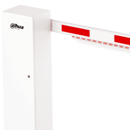 DAHUA DHI-IPMECDKIT-1062-LED Barrera Vehicular de doble direccion /Brazo rigido LED de 4m /2 a 6 seg. / control remoto a 50m / 3.5 millones de ciclos / Sin resorte/ 2000 rpm/ Motor CC sin escobillas/ Blanca /Incluye BrazoIPMECD-0162-M40-LED