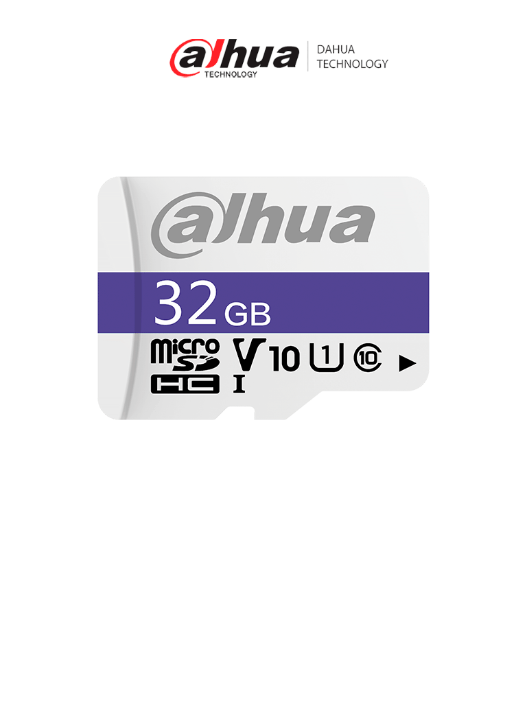 DAHUA DHI-TF-C100/32GB – Dahua Memoria Micro SD de 32 GB UHS-I/ C10/U1/V10/ Velocidad de Lectura 90 MB/s/ Velocidad de Escritura de 15MB/s/   / NS