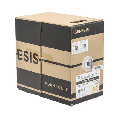 Bobina de Cable de 305 Metros UTP Cat5e / Color Gris / UL, CM, Probado a 350 Mhz / Para Aplicaciones de CCTV, Redes de Datos, IP megapixel, Control RS485 - Image 3