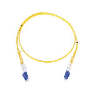 Jumper de Fibra Óptica Monomodo LC/LC Duplex de 1 metro