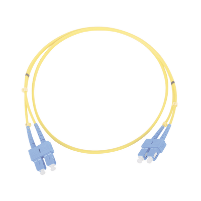 Jumper de Fibra Óptica Monomodo SC/SC Duplex de 1 metro