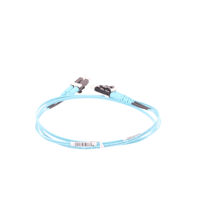 Jumper de Fibra Optica Multimodo 50/125 OM3, LC-LC Duplex, OFNR (Riser), Color Aqua, 1 Metro - Image 6