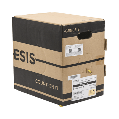 Bobina de Cable de 305 Metros UTP Cat6 Riser / Color Amarillo / UL, CMR, Probado a 350 Mhz / Para Aplicaciones de CCTV, Redes de Datos, IP megapixel, Control RS485 - Image 3