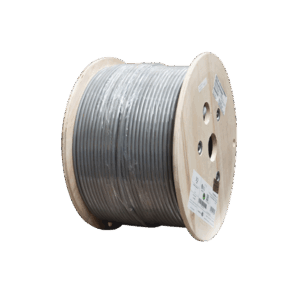 Bobina de Cable Blindado F/UTP de 4 Pares, Z-MAX, Cat6A, Soporte de Aplicaciones 10GBase-T, CM, Color Gris, 305m