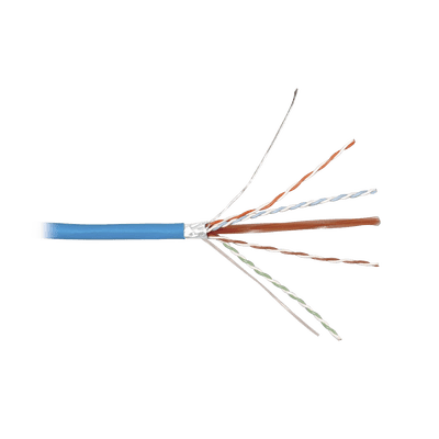 Bobina de Cable Blindado F/UTP de 4 Pares, Z-MAX, Cat6A, Soporte de Aplicaciones 10GBase-T, CMR (Riser), Color Azul, 305m - Image 2