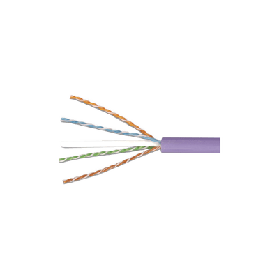 Bobina de Cable UTP Reelex, de 4 pares, Alto Desempeño Cat6, LS0H (Bajo humo, cero halógenos), Color Violeta, 23 AWG, 305m - Image 3