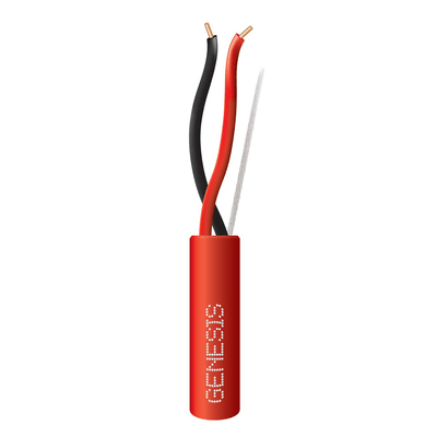 Carrete de Alambre de 305 Metros / 2 x 14 AWG / Riser / Tipo FPLR-CL3R / Color Rojo / Para Aplicaciones en Paneles de Detección de Incendio y Sistemas de Evacuación - Image 2
