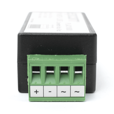 (2 en 1) Convertidor de Energía 24 Vca a 12 Vcc (CA a CD) y Filtro Contra Ruido para Cámaras / Voltaje de Entrada 20~30 Vca / Salida 12Vcc @ 1 A / ENVIO DE ENERGIA A LARGAS DISTANCIAS / Terminales Tipo Tornillo. - Image 2