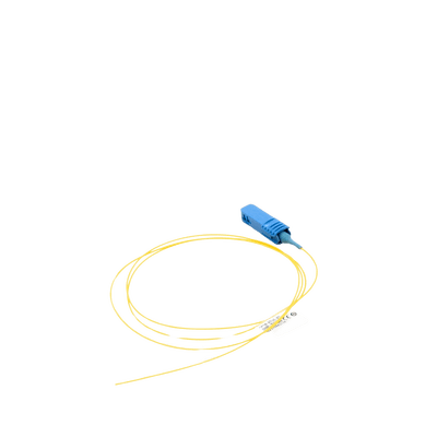 Pigtail de Fibra Óptica SC/UPC Simplex, Monomodo OS1/OS2 XGLO, OFNR, Color Amarillo, 1 Metro - Image 3