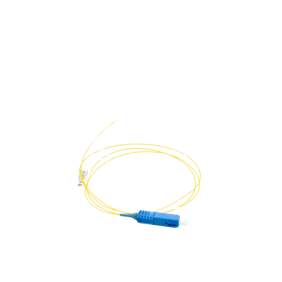Pigtail de Fibra Óptica SC/UPC Simplex, Monomodo OS1/OS2 XGLO, OFNR, Color Amarillo, 1 Metro - Image 2