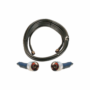 Jumper Coaxial de 50 Ohm con Cable Wilson-400 | Conector N Macho en los extremos | 15.24 metros de longitud.