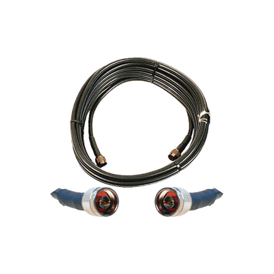 Jumper Coaxial de 50 Ohm con Cable Wilson-400 | Conector N Macho en los extremos | 15.24 metros de longitud.