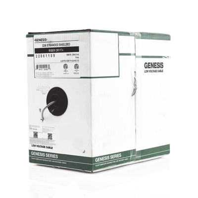 Bobina de 305 Metros de Cable / 6 x 22 AWG Blindado / Riser / Color Gris / Para Aplicaciones de Audio, Seguridad y Control - Image 2