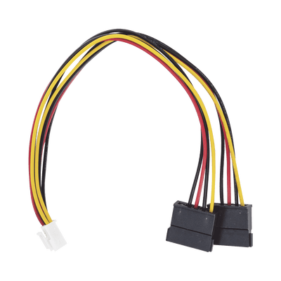 Cable Doble de Corriente SATA / Compatible con DVR's epcom / HIKVISION / 25 cms de Longitud - Image 2