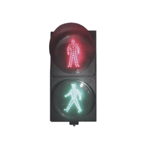 Semáforo Peatonal  Indicador Alto / Siga estático / Diámetro 20 Cms.